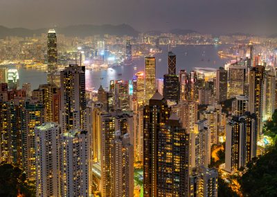 ville de hong Kong de nuit