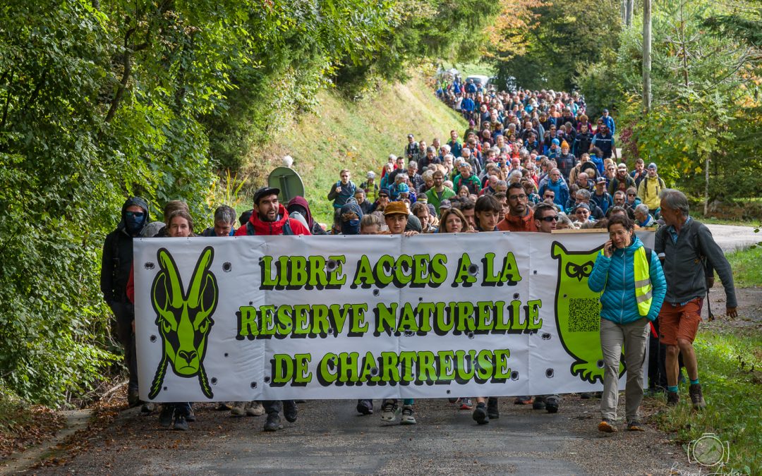 Reportage manifestation pour le Droit à la Nature