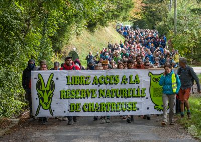 Blog actualités Droit à la nature - Cortège manifestation
