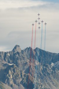 La patrouille de France vers le ciel