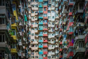 Challenge photo immeuble habitations dense hong kong