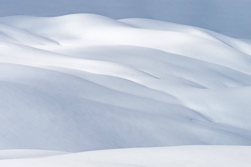 Ondulation de la neige