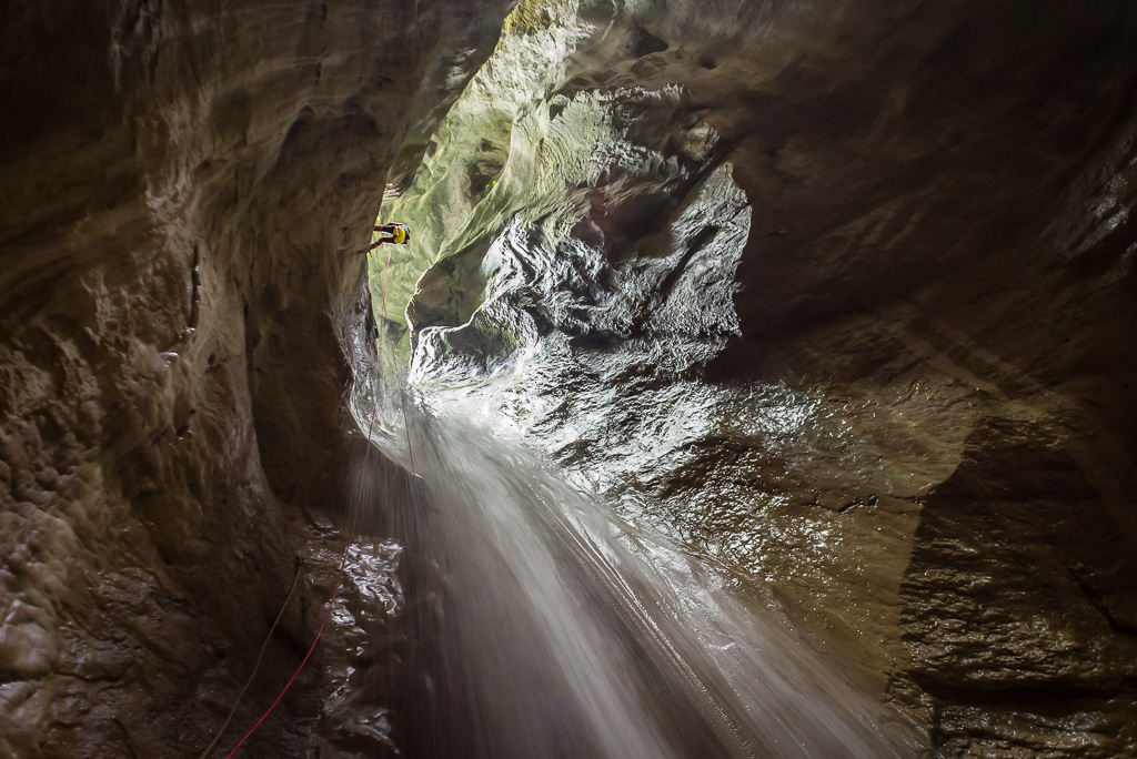 entrée du canyon de l'infernet en Chartreuse