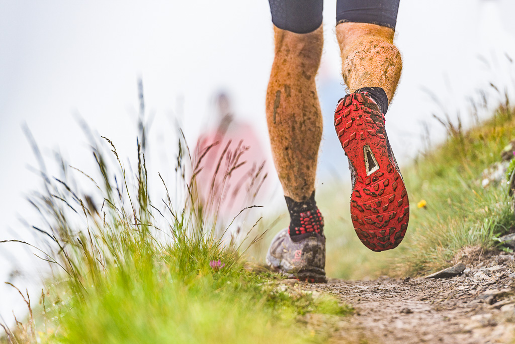 coureur de trail sur l'Ut4M