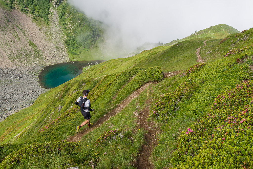coureur de trail dans Belledonne