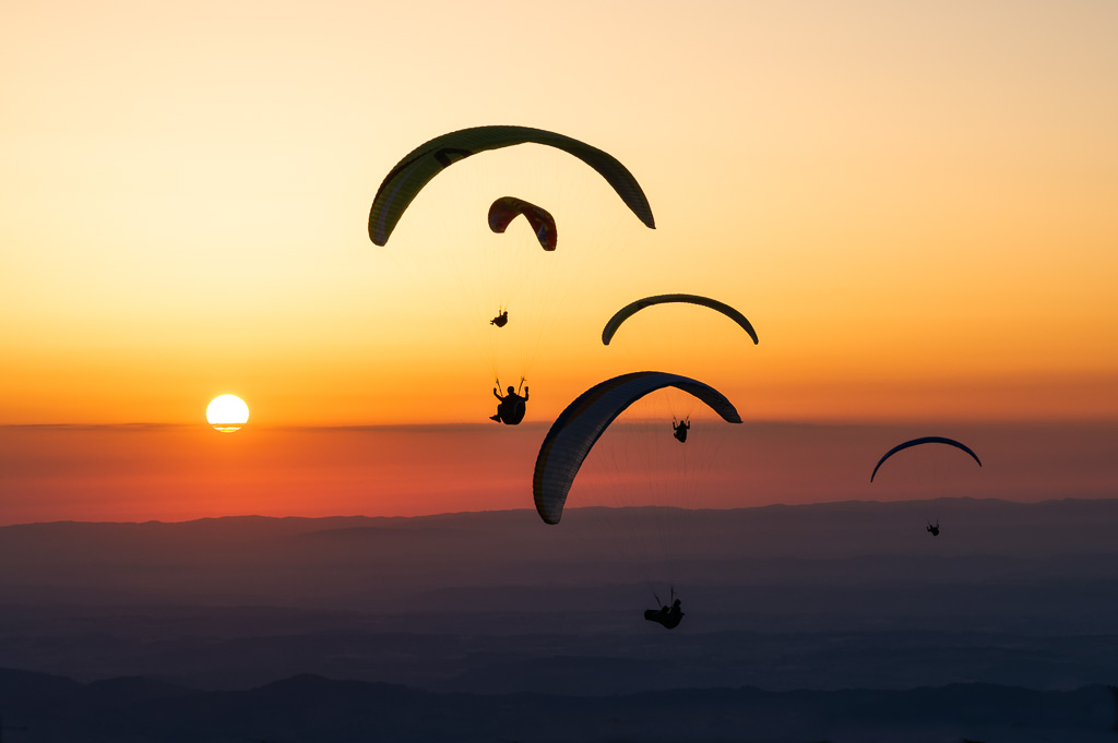 Parapentes à le Dent de Crolles