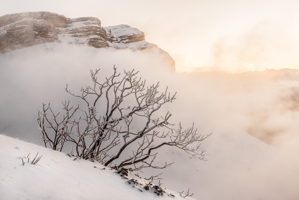 Lever de soleil à Pravouta