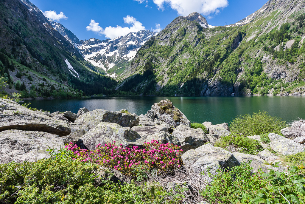 Le lac du Lauvitel dans le Parc des Ecrins