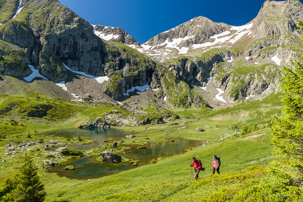 Randonnée au plateau des lacs dans le massif du taillefer