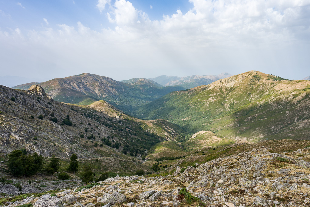 pasage au col San Pedru en Corse