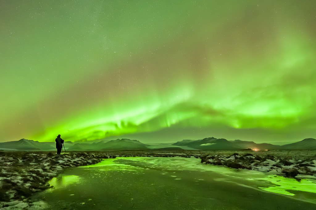 aurore-boreale-faible-puissance Une aurore de faible puissance