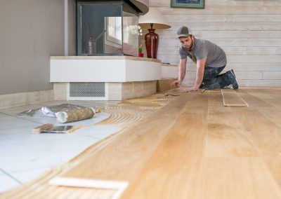 Reportage entreprise artisant parquet